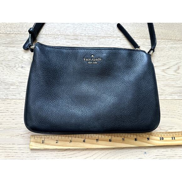 Kate Spade Black Leather Purse - Picture 2 of 12